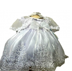 GIRLS CHRISTENING DRESS (0515752) WHITE